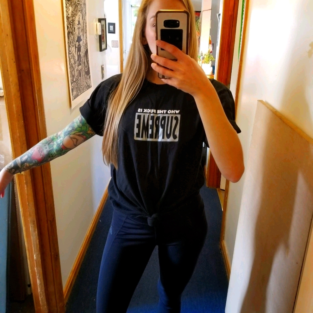 "Who the F*** is Supreme" t-shirt